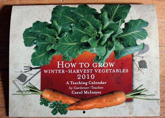 winter harvest vegetables calendar 2010