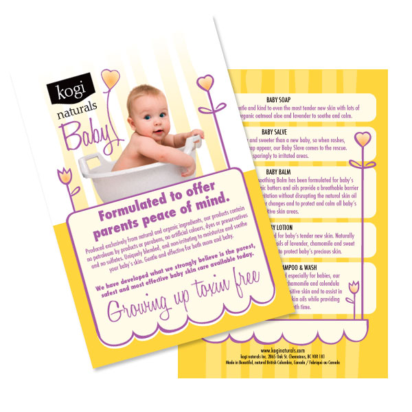Kogi Natural's baby line