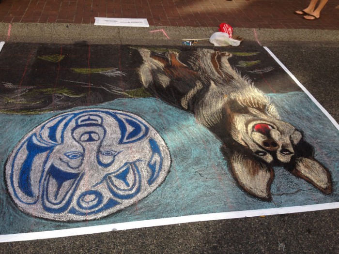 Chalk Festival, End of Day 1