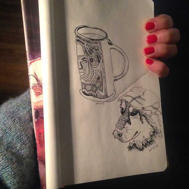 2015 – The year of daily drawings 2015 – The year of daily drawings