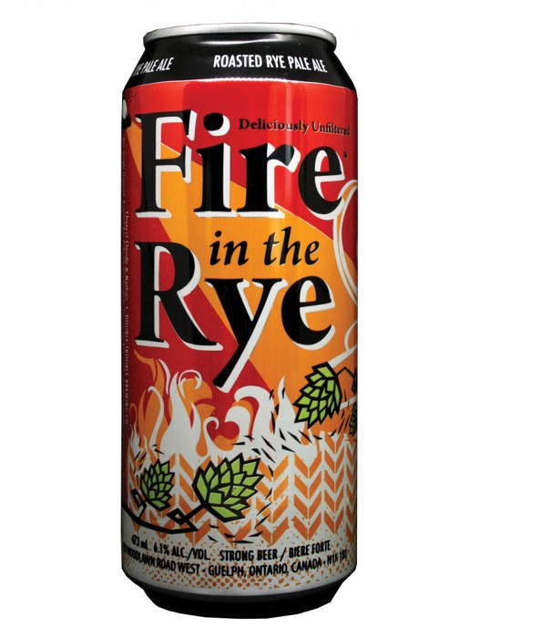 Design for Double Trouble Brewing Co's Fire in the Rye