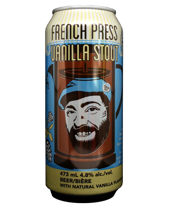 Design for Double Trouble Brewing Co's French Press Vanilla Stout