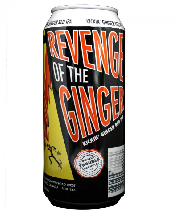 Design for Double Trouble Brewing Co's Revenge of the Ginger