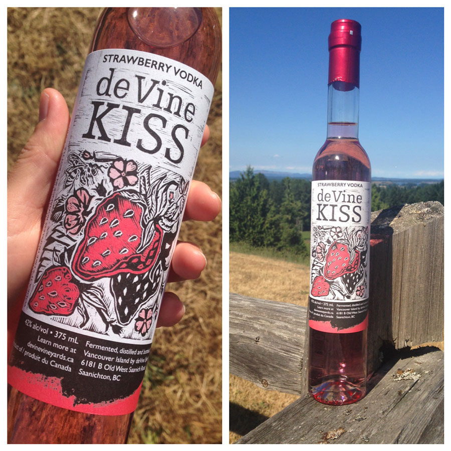 The first of 6 spirit labels for deVine Spirits
