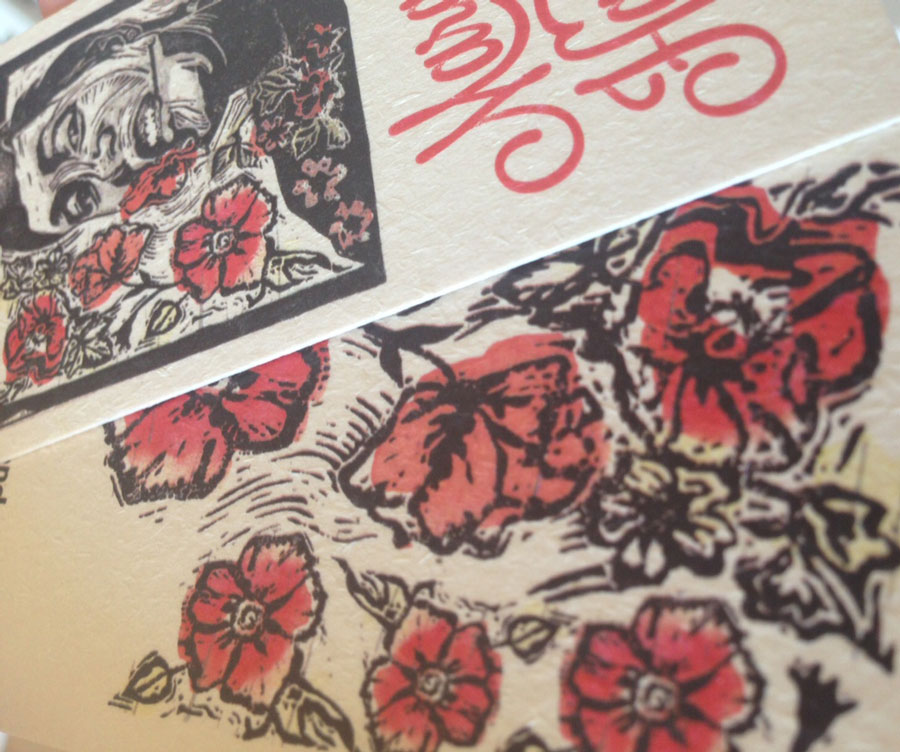 Margaret Hanson Design Co. Linocut Business cards