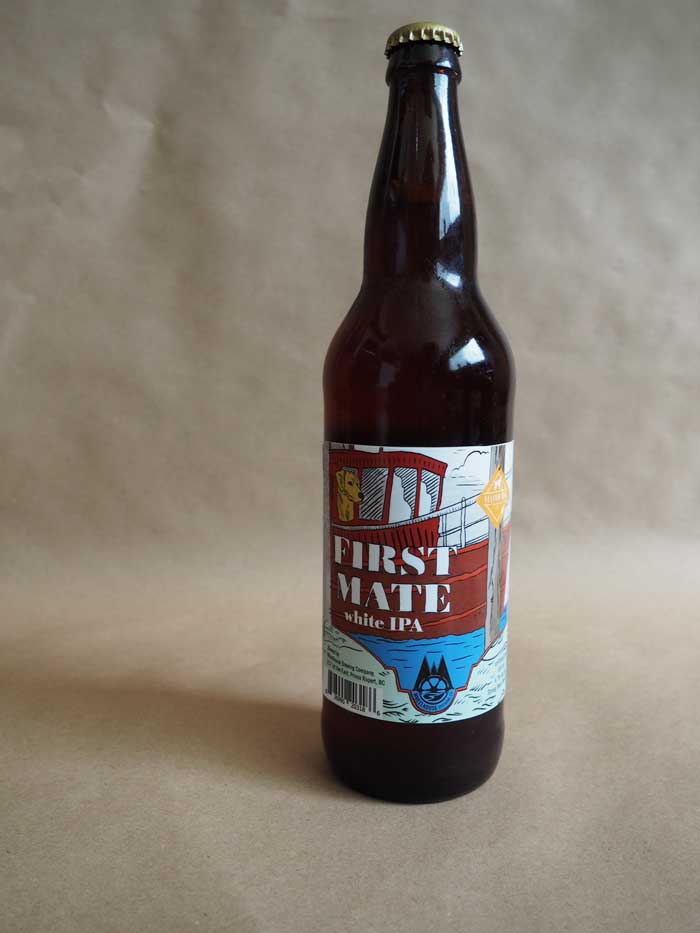 Design and illustration for First Mate White IPA for Wheelhouse Brewing Co.