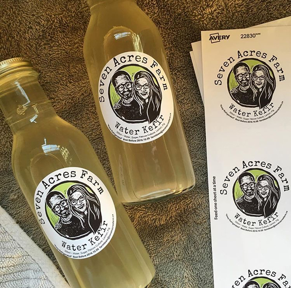 Linocut Label Application