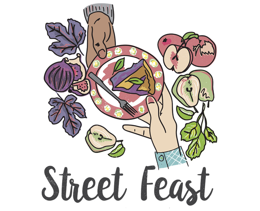 Street Feast poster illustration