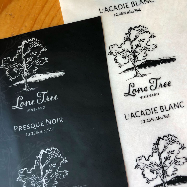 Logo Design for Lone Tree Vineyard