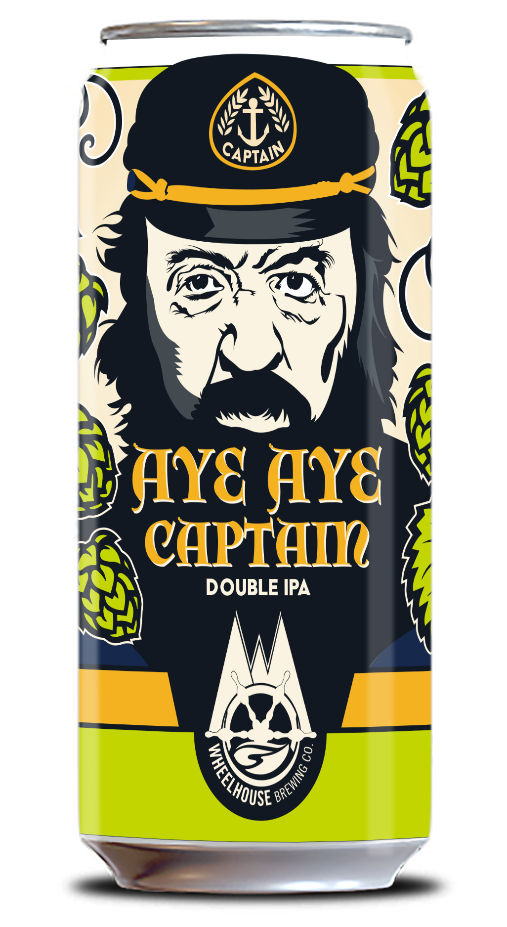 Aye Aye Captain beer label design